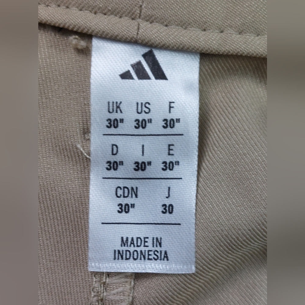 Adidas Performance Golf Shorts Mens Size 30x9 Hemp Beige NWT JZ7680 - Picture 10 of 14